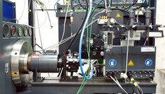 High-pressure pump testing on test bench Bosch EPS 815