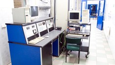Engine test cell control room