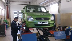 Vehicle Inspection Station - suspension geometry diagnostics
